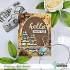 Creative Worship Stitched Ovals 2 Dies cwsd-271 April Leithner Card