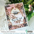 Creative Worship Stitched Pockets Dies cwsd-26-024 Praise The Lord Card