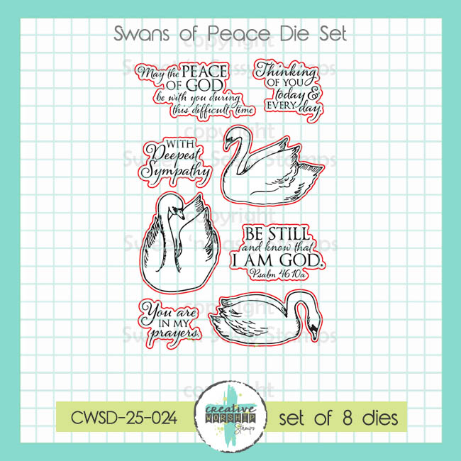 Creative Worship Swans Of Peace Dies cwsd-25-024