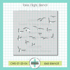 Creative Worship Take Flight Stencil cws-st-25-04