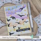 Creative Worship Take Flight Stencil cws-st-25-04 Let Hope Take Flight Card