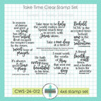 Creative Worship Take Time Clear Stamps cws-24-012