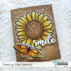 Creative Worship Texture Tiles 12 Clear Stamps cws-25-002 Smile Card