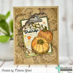 Creative Worship Thanksgiving Pumpkins Clear Stamps cws-25-055 Harvest Card