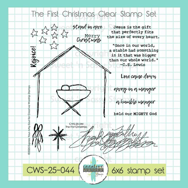 Creative Worship The First Christmas Clear Stamps cws-25-044