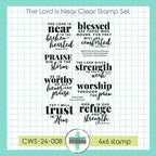 Creative Worship The Lord Is Near Clear Stamps cws-24-008