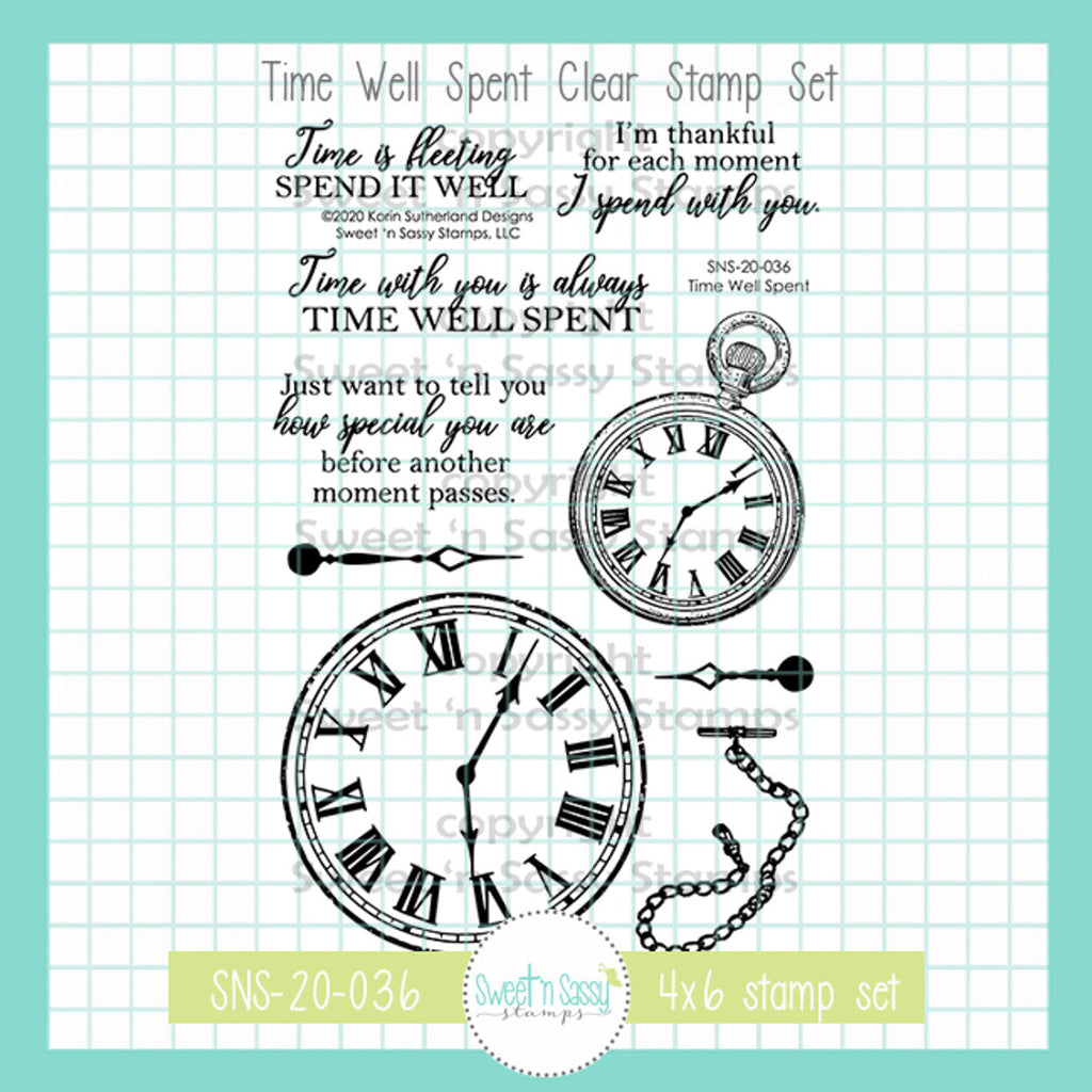 Creative Worship Time Well Spent Clear Stamps sns-20-036