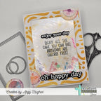 Creative Worship Typed Thoughts Dies cwsd-25-012 Enjoy Your Day Card