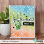 Creative Worship Typed Thoughts Dies cwsd-25-012 How Thoughtful Card