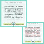 Creative Worship Typed Thoughts Stamps And Dies Bundle