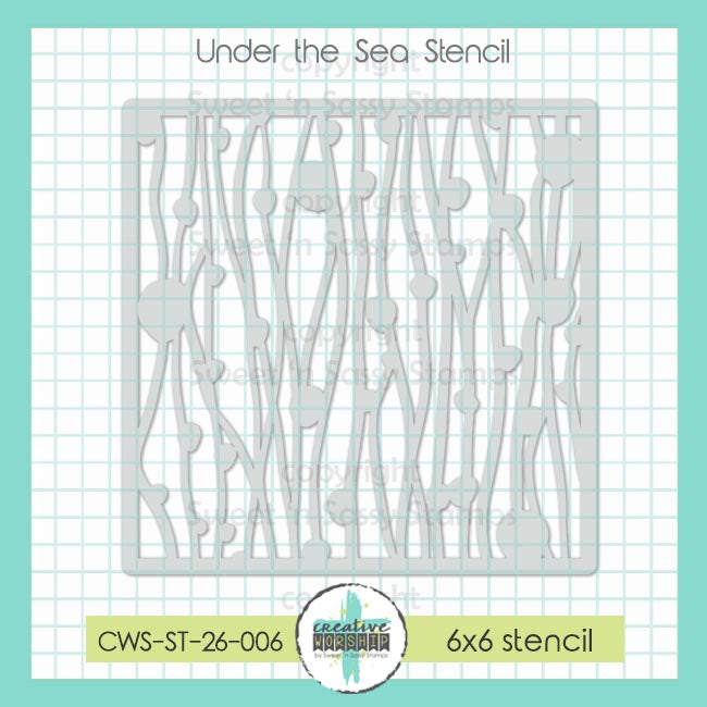 Creative Worship Under The Sea Stencil cws-st-26-006