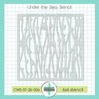 Creative Worship Under The Sea Stencil cws-st-26-006