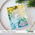 Creative Worship Victory Blooms Clear Stamps And Dies Bundle Be Still And Know That I Am God Card