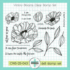 Creative Worship Victory Blooms Clear Stamps And Dies Bundle CWS-25-043