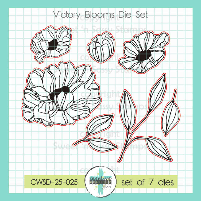 Creative Worship Victory Blooms Clear Stamps And Dies Bundle CWSD-25-025