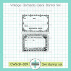 Creative Worship Vintage Elements Clear Stamps cws-24-039