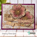 Creative Worship Vintage Floral Collection Dies cwsd-25-011 Prayers On Your Behalf Card