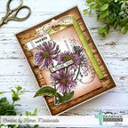 Creative Worship Vintage Labels Clear Stamps cws-25-040 I Miss You Card