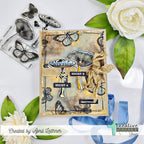 Creative Worship Vintage Nature Elements Clear Stamps cws-24-035 April Leithner Card