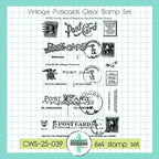 Creative Worship Vintage Postcards Clear Stamps cws-25-039
