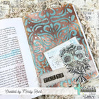 Creative Worship Vintage Tile Stencil cws-st-25-14 Floral Faith Bible Journaling