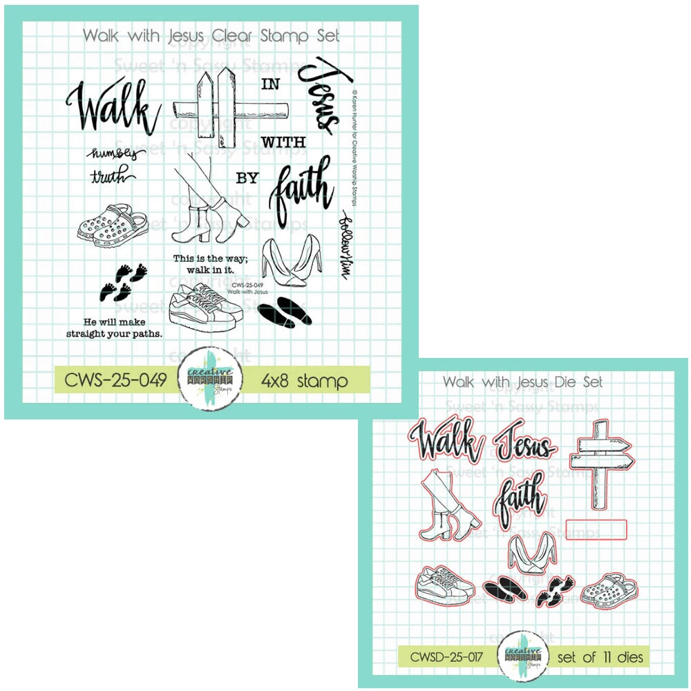 Creative Worship Walk With Jesus Stamps And Dies Bundle