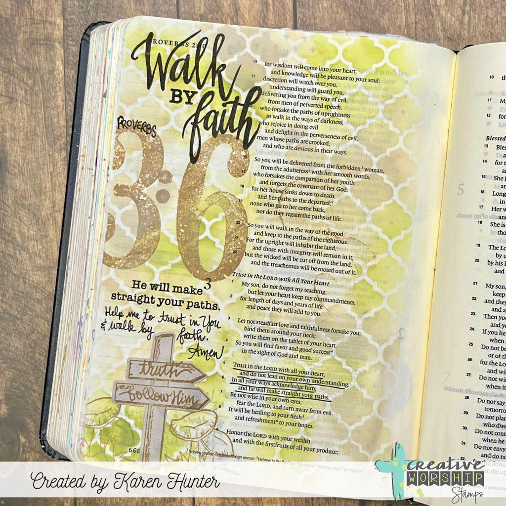 Creative Worship Walk With Jesus Stamps And Dies Bundle Karen Hunter Page