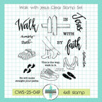 Creative Worship Walk With Jesus Stamps And Dies Bundle cws25049