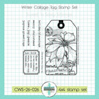 Creative Worship Winter Collage Tag Clear Stamps cws-26-026