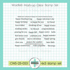 Creative Worship Wordfetti Mash Ups Clear Stamps And Dies Bundle CWS-25-053