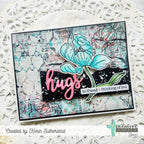 Creative Worship Wordfetti Strip Dies cwsd-25-009 Hi Friend Thinking Of You Card