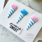 Creativity Street Blue Craft Fluffs 6 pack csbcf6 Friend Card Emily Midgett | color-code:ALT01