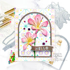 Simon Says Stamp Stencil Crochet Blocks 1036st Sunny Vibes Hello Card | color-code:ALT01