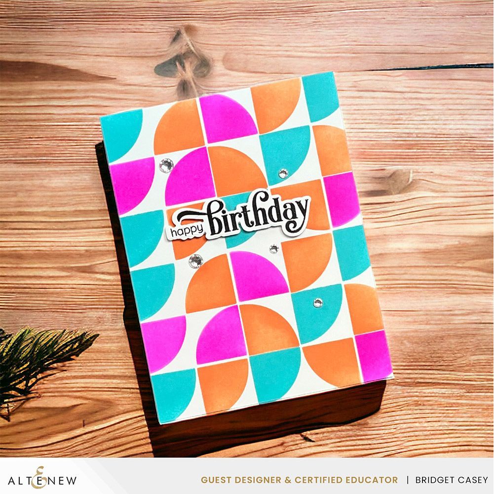 Altenew Crystal Clear Gem Sparkles alt8790 happy birthday