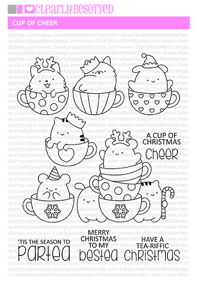 Sweet Stamp Measuring Cups 