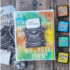 Simon Says Stamp Tim Holtz Curiosity Shop Bundle setcs24 Birthday Card