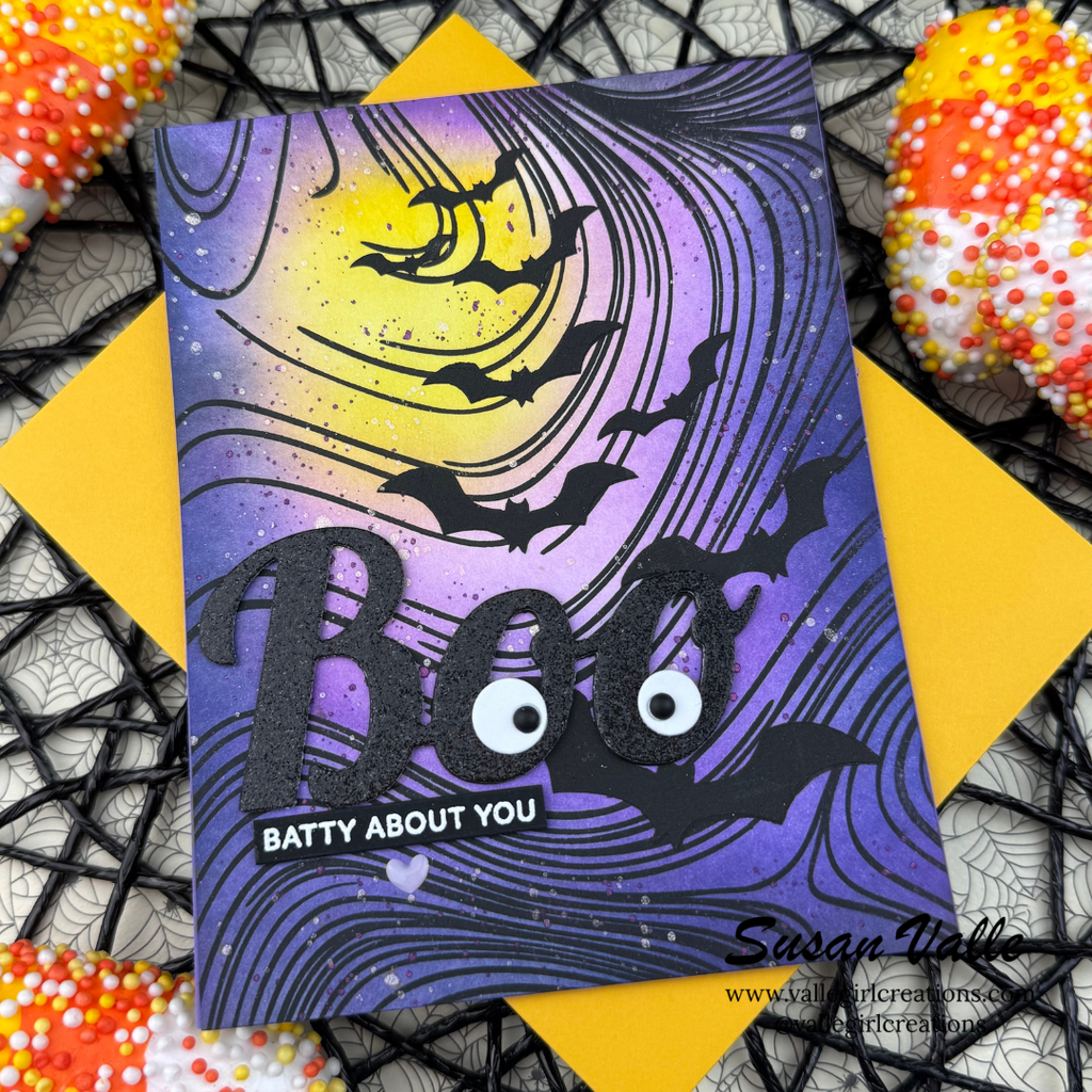 Simon Says Clear Stamp Curvy Background 1279ms STAMPtember Halloween Card | color-code:ALT04