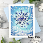 Simon Says Clear Stamp Curvy Background 1279ms STAMPtember Christmas Card | color-code:ALT02