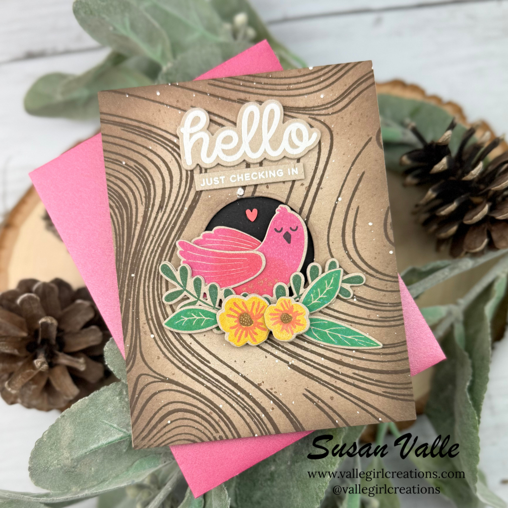 Simon Says Clear Stamp Curvy Background 1279ms STAMPtember Hello Card | color-code:ALT03