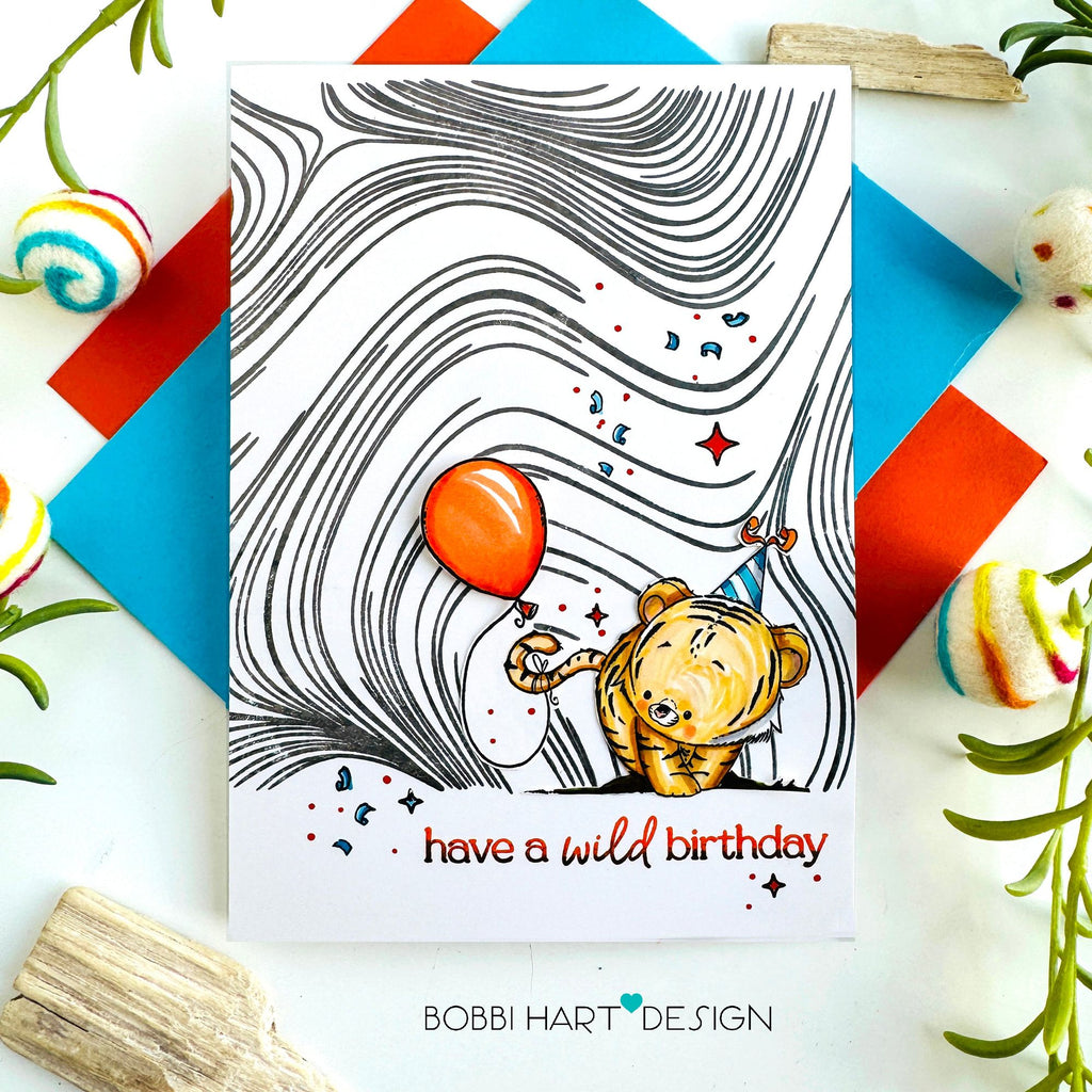 Simon Says Clear Stamp Curvy Background 1279ms STAMPtember Birthday Card | color-code:ALT08