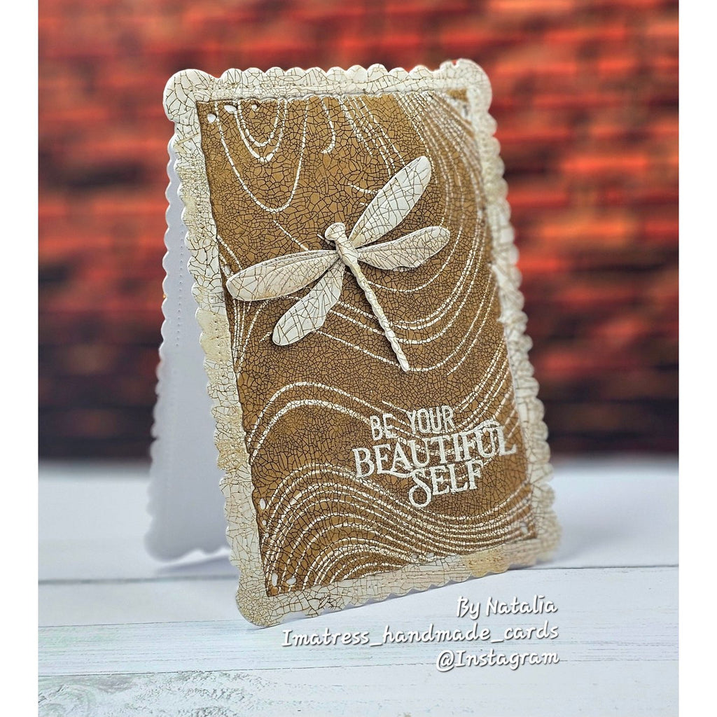 Simon Says Clear Stamp Curvy Background 1279ms STAMPtember  Friend Card