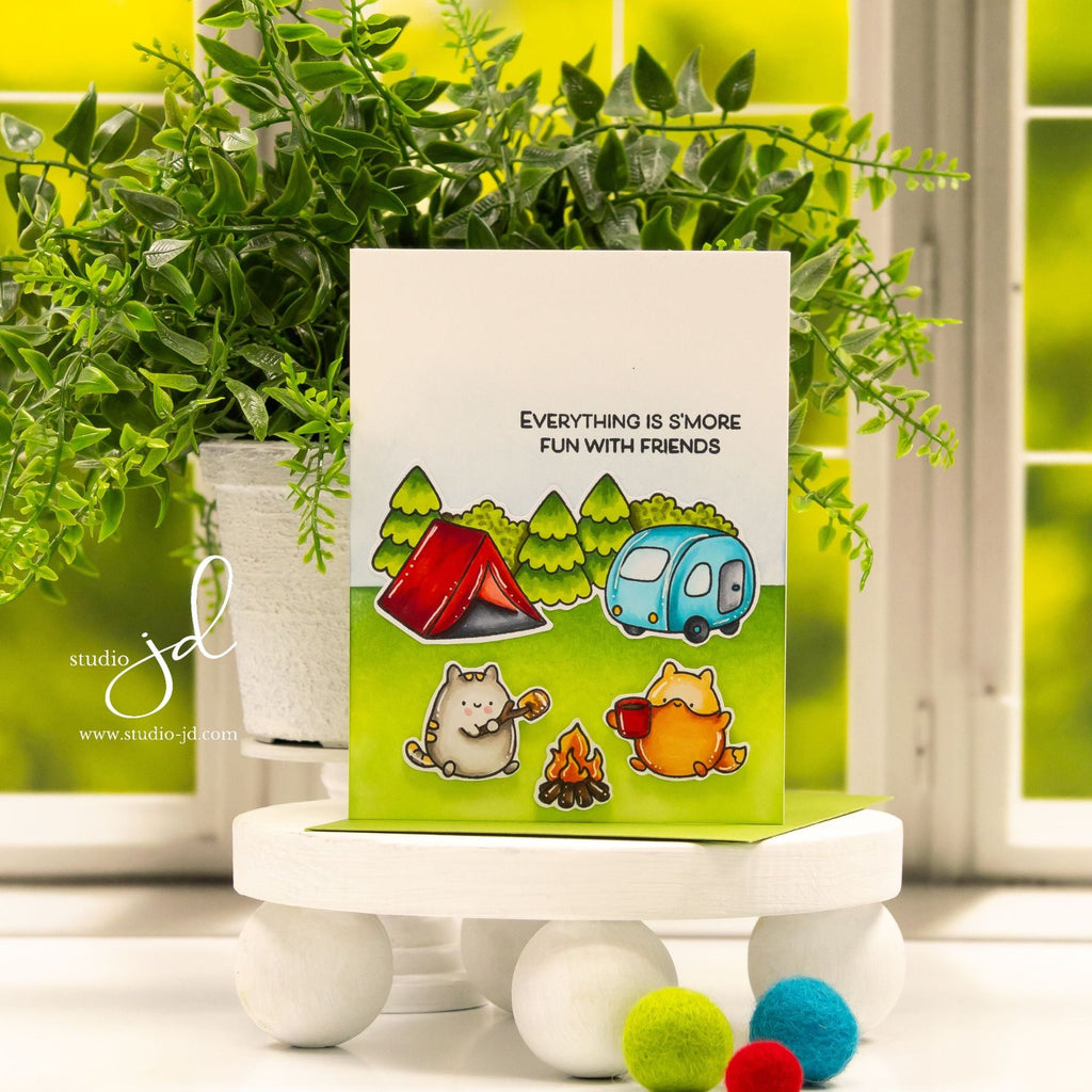 Simon Says Stamps and Dies Cute Campers set1024cc Happy Camper Friend Card | color-code:ALT06