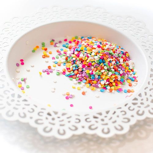 Pretty Pink Posh Bright Rainbow Clay Confetti product image