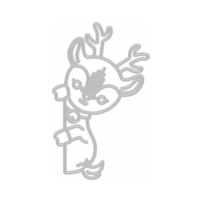 Hero Arts Fancy Cuts Dies Peeking Reindeer DF144