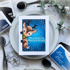 Hero Arts Fancy Cuts Dies Peeking Reindeer DF144 blu