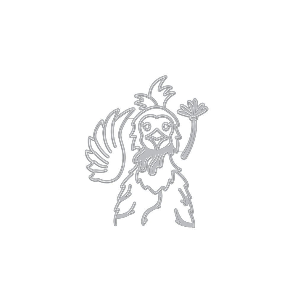 Hero Arts Peeking Chicken Fancy Die df175