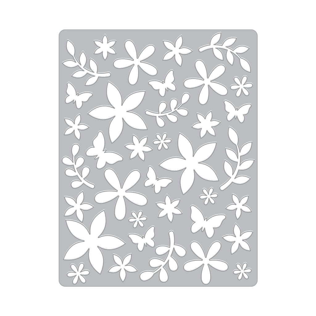 Hero Arts Flower Pattern Cover Plate df180