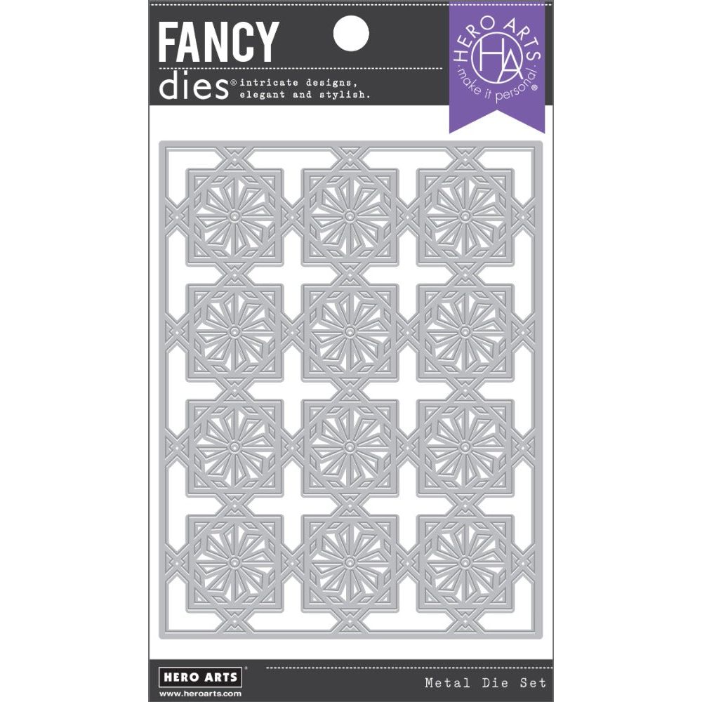 Hero Arts Parquet Cover Plate Die df181