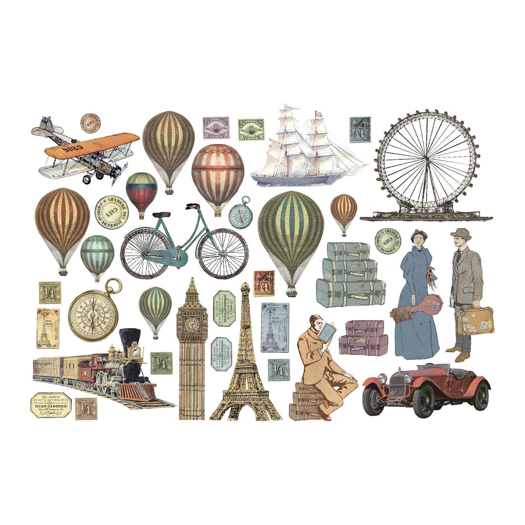 Stamperia Around The World Ephemera dflct21