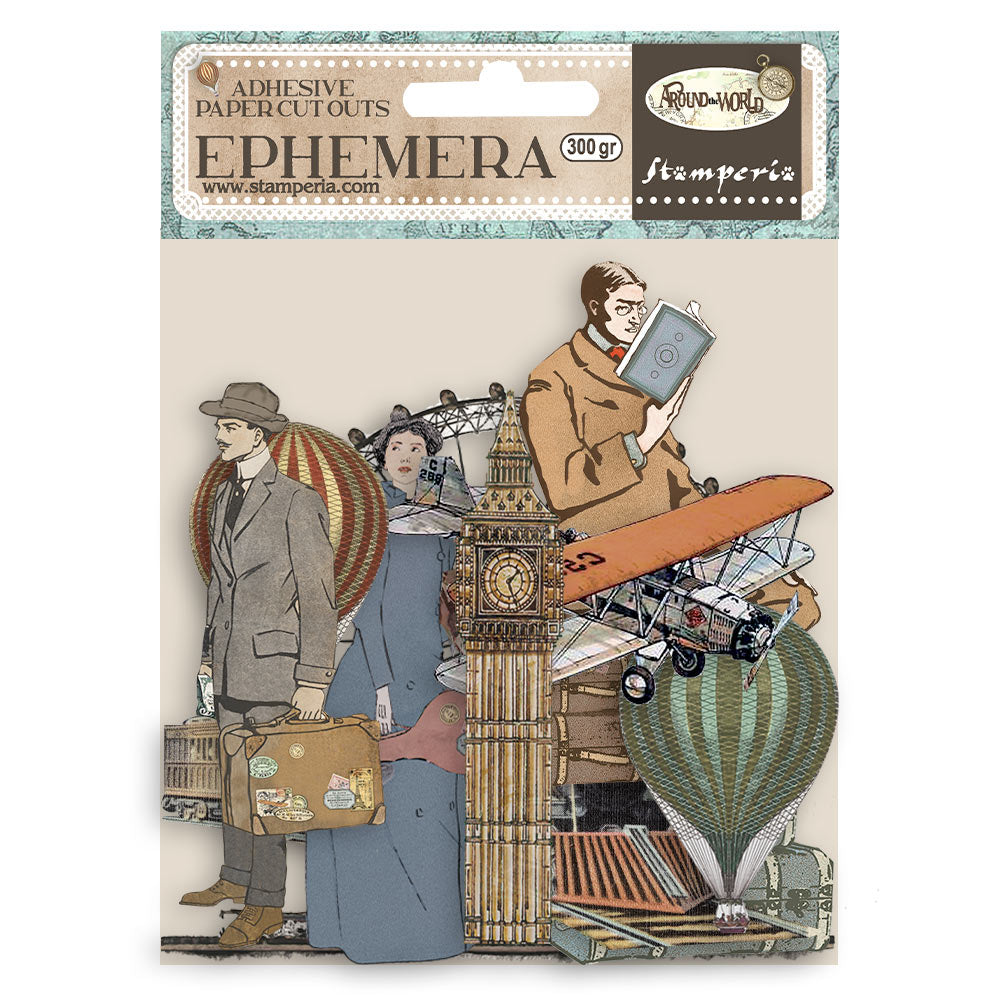 Stamperia Around The World Ephemera dflct21 package